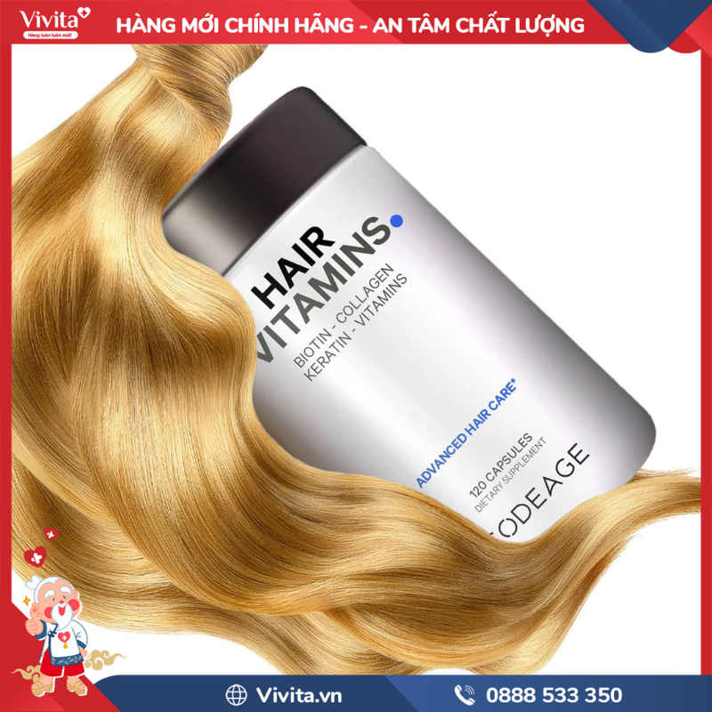 Viên uống Codeage Hair Vitamins