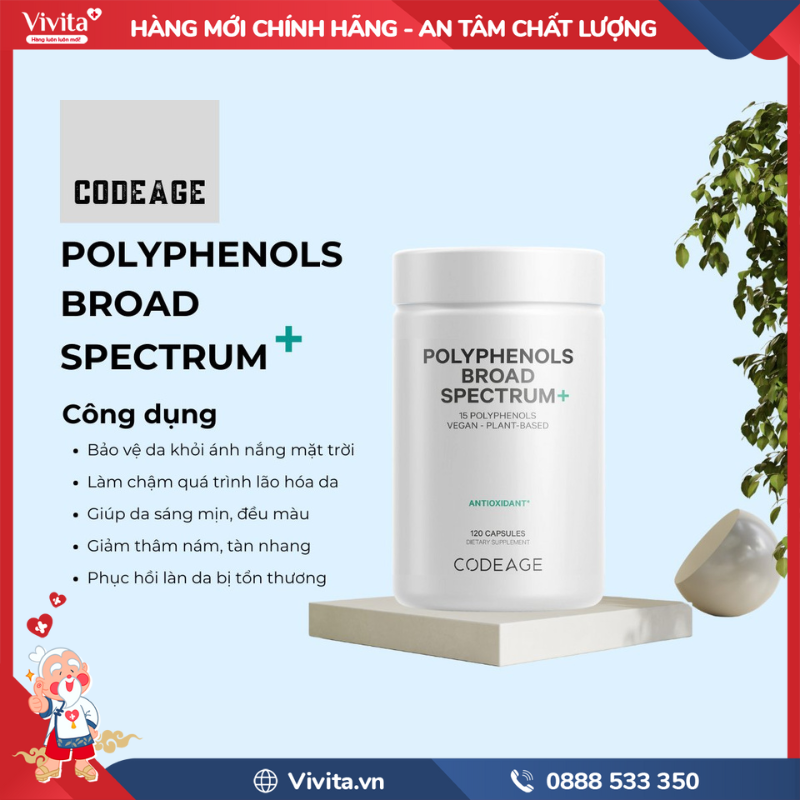 Công dụng Polyphenols Broad Spectrum