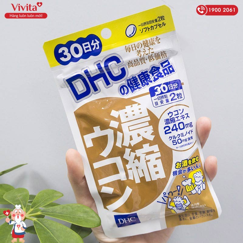 đối tượng sử dụng dhc concentrated turmeric supplement 30 days