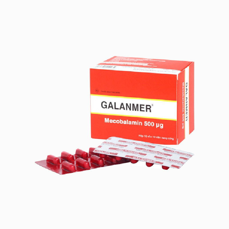 Thuốc bổ sung vitamin B12 Galanmer | Hộp 100 viên