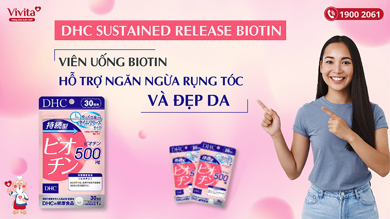 giới thiệu dhc sustained release biotin