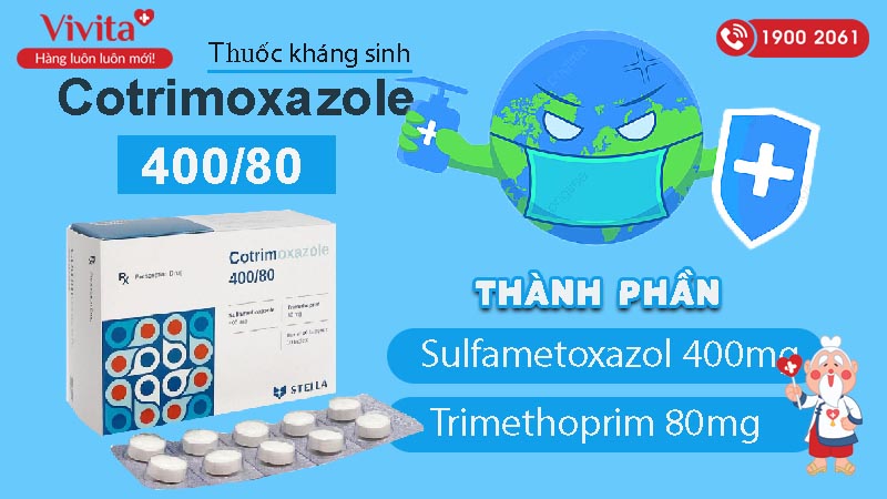 Thành phần của thuốc Cotrimoxazole 400/80