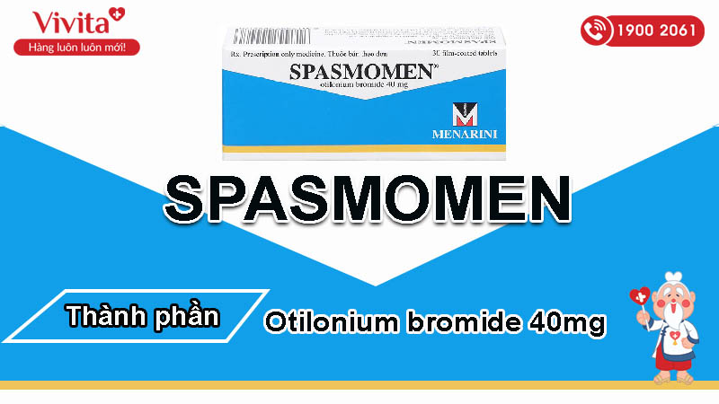 Thành phần của thuốc Spasmomen 40mg
