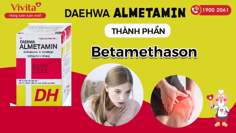 Thành phần của thuốc Daehwa Almetamin Tab