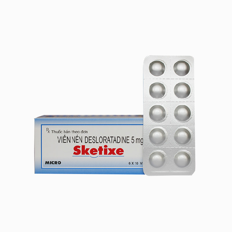 Thuốc chống dị ứng Sketixe | Hộp 60 viên