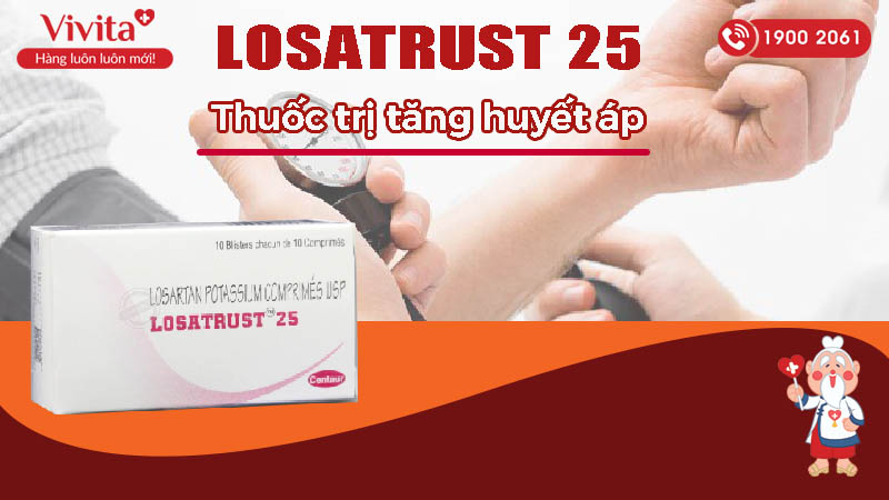 Thuốc trị cao huyết áp Losatrust-25