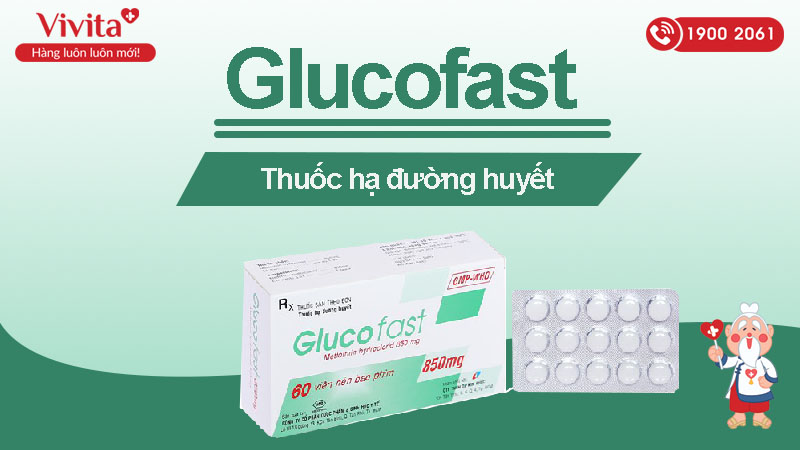 Thuốc trị tiểu đường Glucofast 850mg