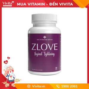 Viên Uống Zlove Hỗ Trợ Se Khít Làm Hồng Vùng Kín | Hộp 50 Viên