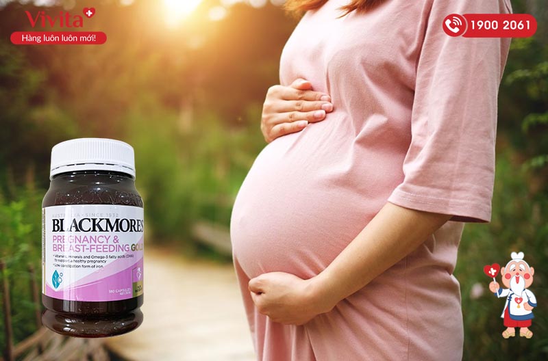 Viên uống Blackmores Pregnancy & Breast-Feeding Gold