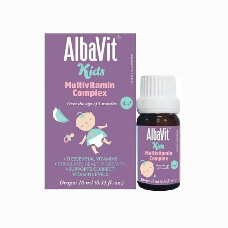 Vitamin tổng hợp cho bé AlbaVit Kids-Multivitamin Complex | Chai 10ml