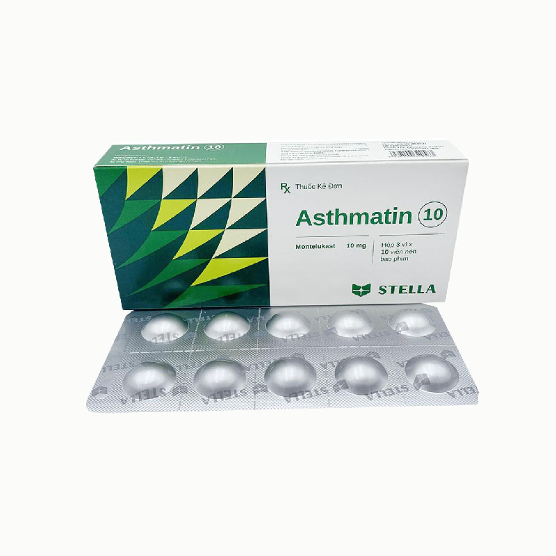 Thuốc phòng điều trị hen phế quản Asthmatin Stella 4 | Hộp 30 viên