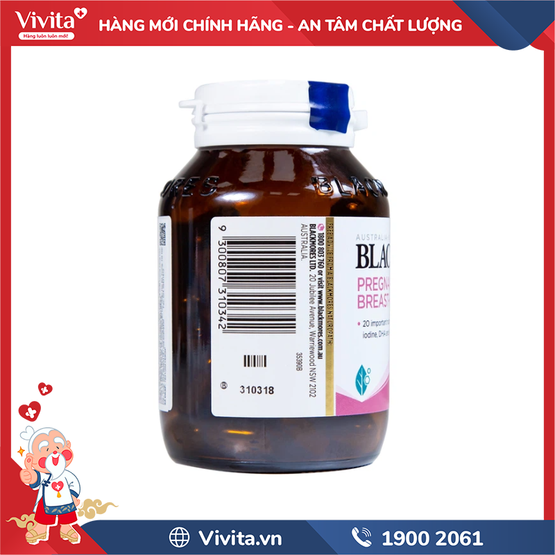 Blackmores Pregnancy & Breast-Feeding Gold (Hộp 60 viên)