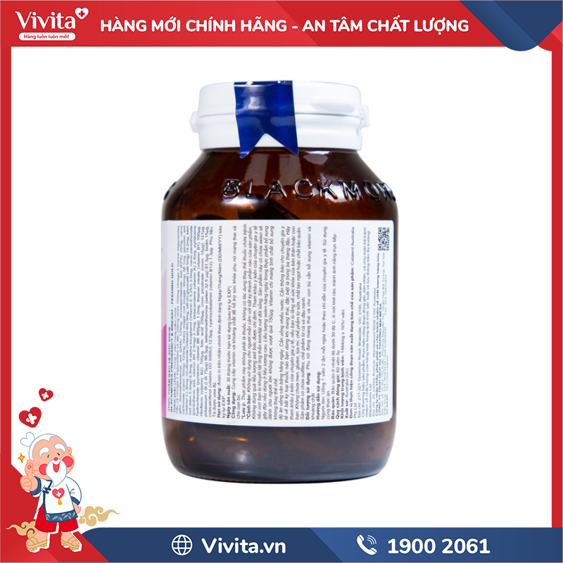 Blackmores Pregnancy & Breast-Feeding Gold (Hộp 60 viên)