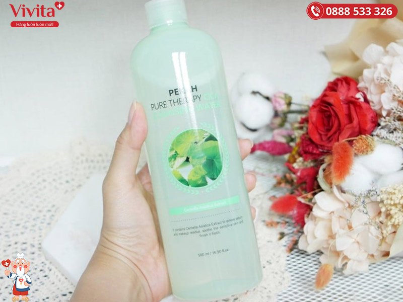 cách sử dụng pekah pure therapy cica cleansing water