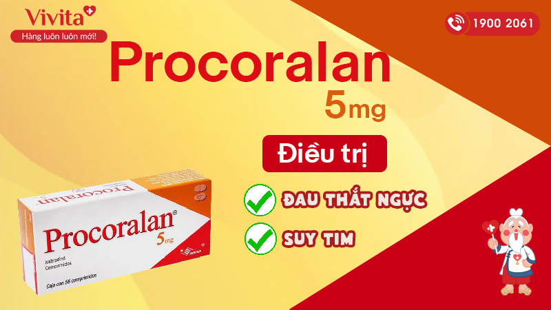 Công dụng (Chỉ định) của thuốc Procoralan 5mg