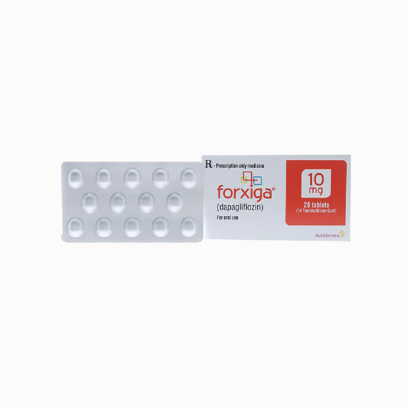 Thuốc trị tiểu đường Forxiga 10mg | Hộp 28 viên