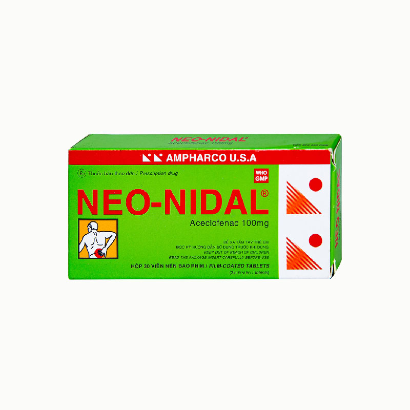 Thuốc giảm đau, kháng viêm Neo-Nidal | Hộp 30 viên