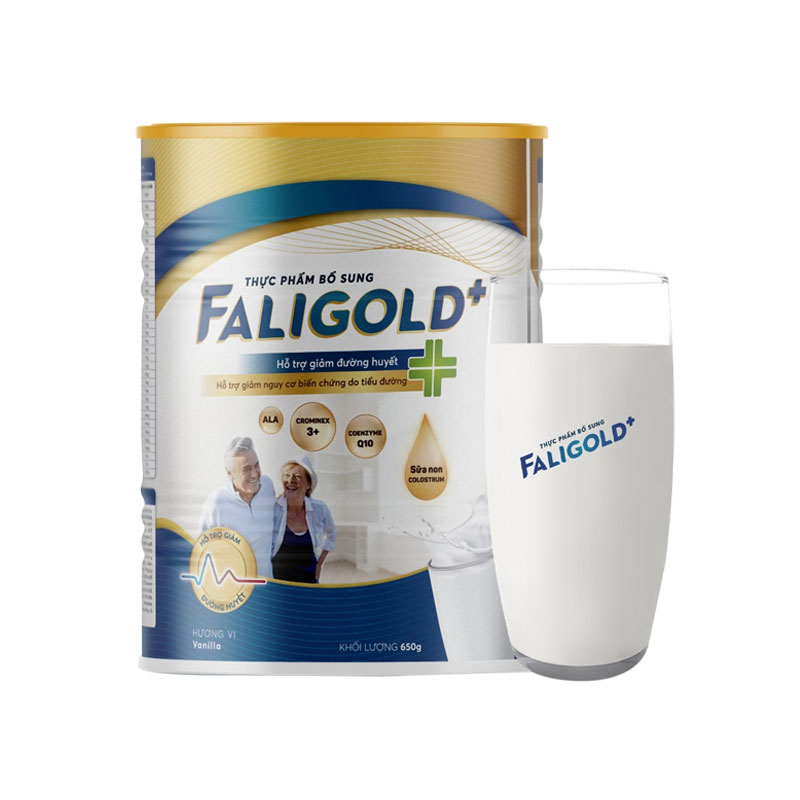 Sữa Faligold + Hỗ Trợ Giảm Đường Huyết | Hộp 650g