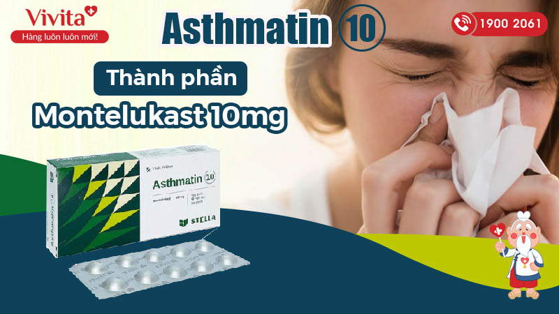 Thành phần thuốc phòng điều trị hen phế quản Asthmatin Stella 4