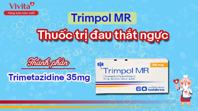 Thành phần của thuốc trị đau thắt ngực Trimpol MR