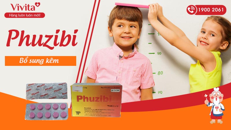 Thuốc bổ sung kẽm Phuzibi