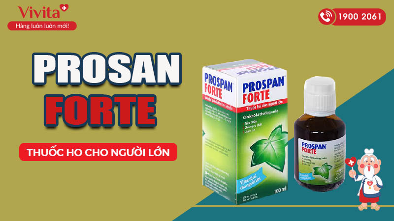 Siro trị ho, viêm đường hô hấp Prospan Forte