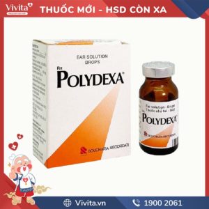 Thuốc nhỏ tai trị viêm tai ngoài Polydexa
