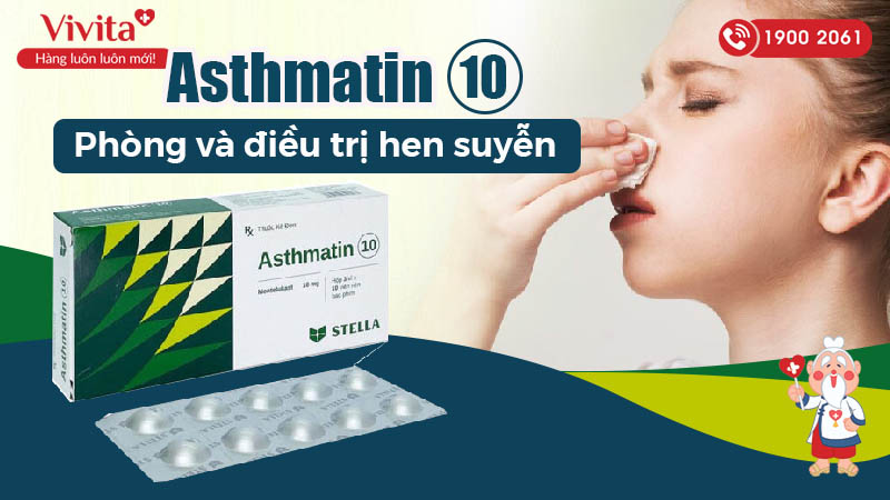 Thuốc phòng điều trị hen phế quản Asthmatin Stella 4