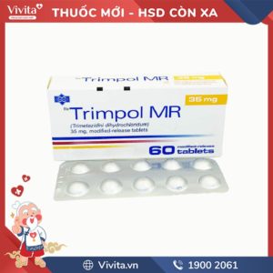 Thuốc trị đau thắt ngực Trimpol MR