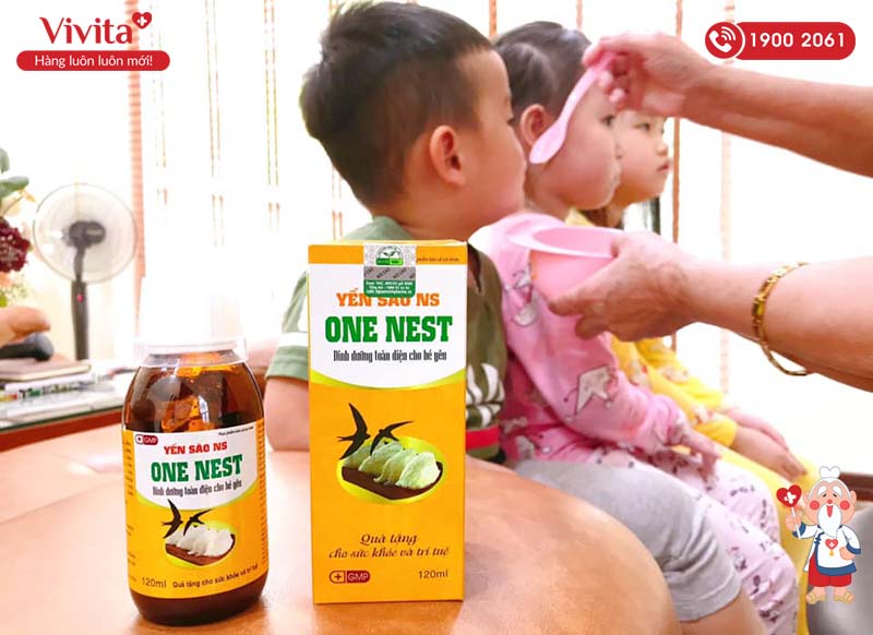 Siro Yến Sào NS One Nest hỗ trợ trẻ thưởng thức bữa ăn ngon hơn