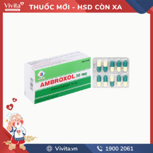 Thuốc tiêu đờm Ambroxol 30 mg Domesco