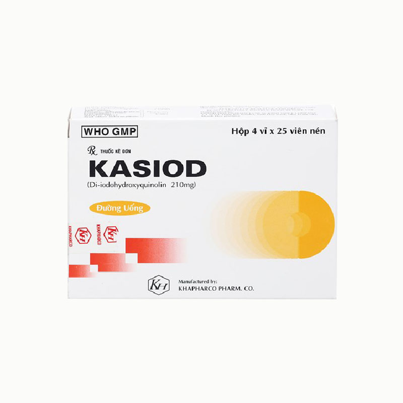 Thuốc trị tiêu chảy cấp Kasiod 210mg | Hộp 100 viên