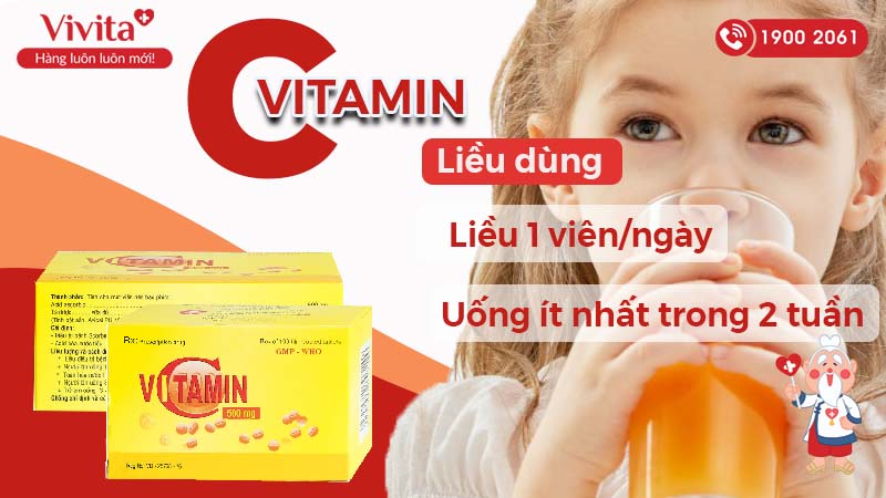 Liều dùng và cách dùng Vitamin C 500mg Quapharco