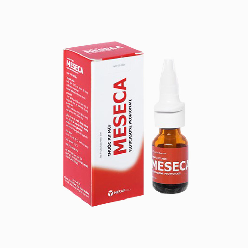 Thuốc xịt mũi trị viêm mũi dị ứng Meseca | Chai 60 liều xịt