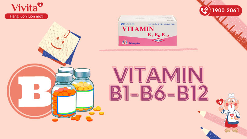 Thuốc bổ sung vitamin B1-B6-B12 Mekophar