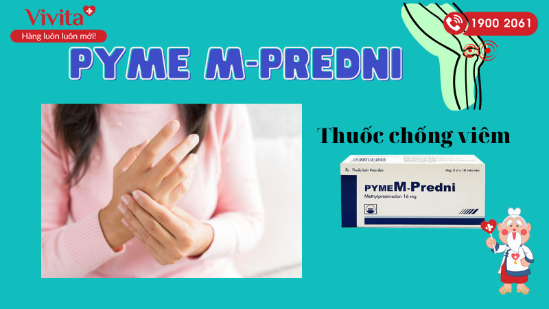 Thuốc chống viêm Pyme M-Predni