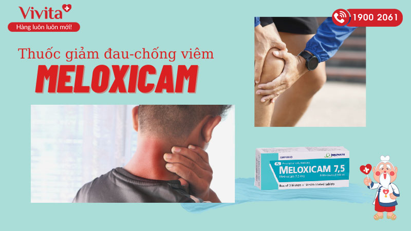 Thuốc giảm đau, kháng viêm Meloxicam 7.5 Imexpharm