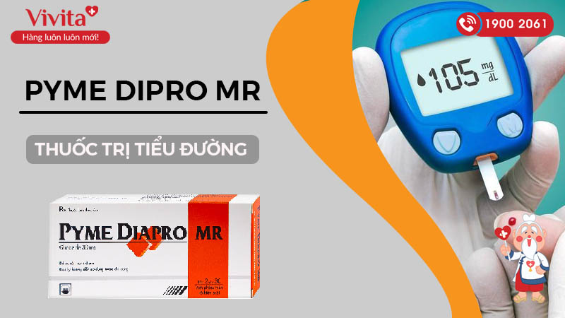 Thuốc trị tiểu đường Pyme Diapro MR