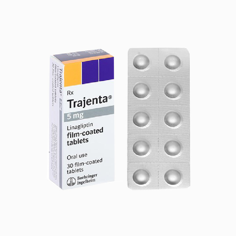 Thuốc trị tiểu đường Trajenta 5mg | Hộp 30 viên