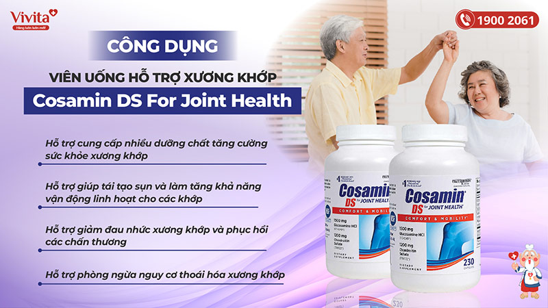 công dụng cosamin ds for joint health