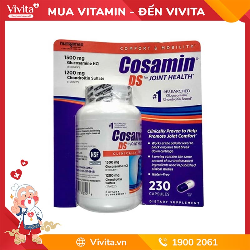 Viên Uống Xương Khớp Cosamin DS For Joint Health (Hộp 230 Viên)