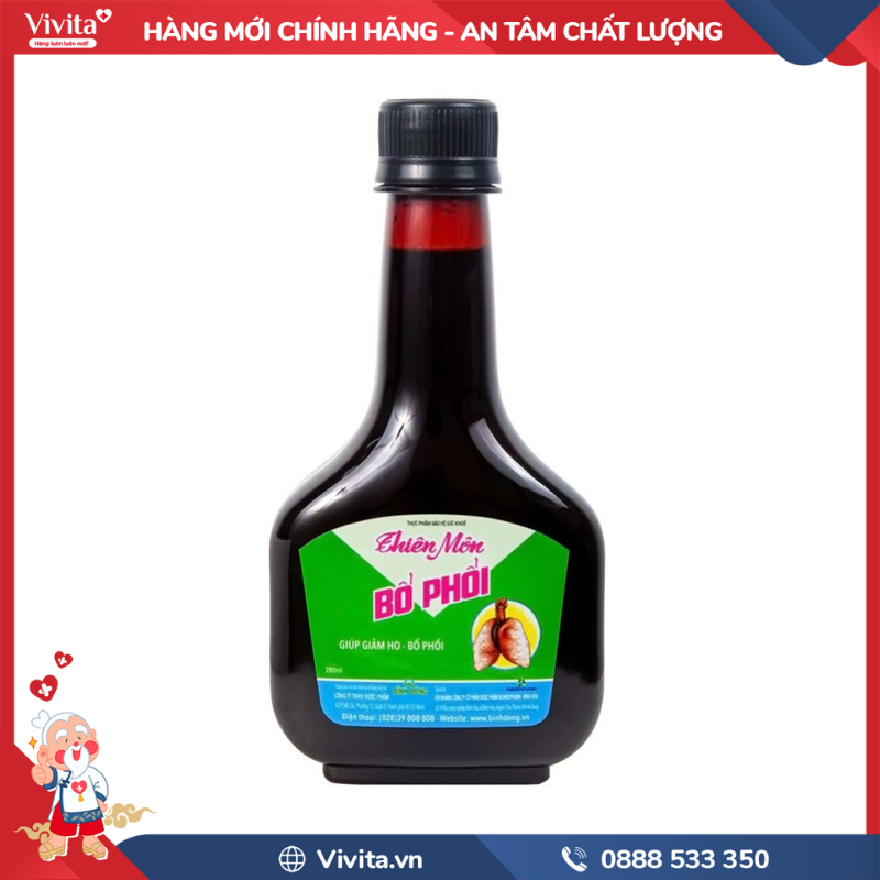 Siro ho Thiên Môn Bổ Phổi | Chai 280ml
