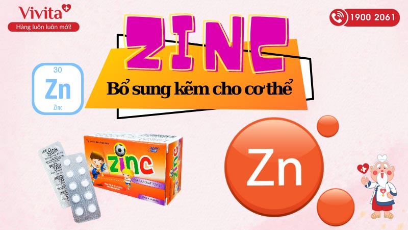 Thuốc bổ sung kẽm ZinC DHG