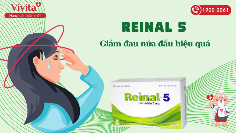 Thuốc trị đau nửa đầu Reinal-5