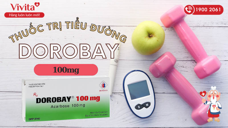 Thuốc trị tiểu đường Dorobay 100mg