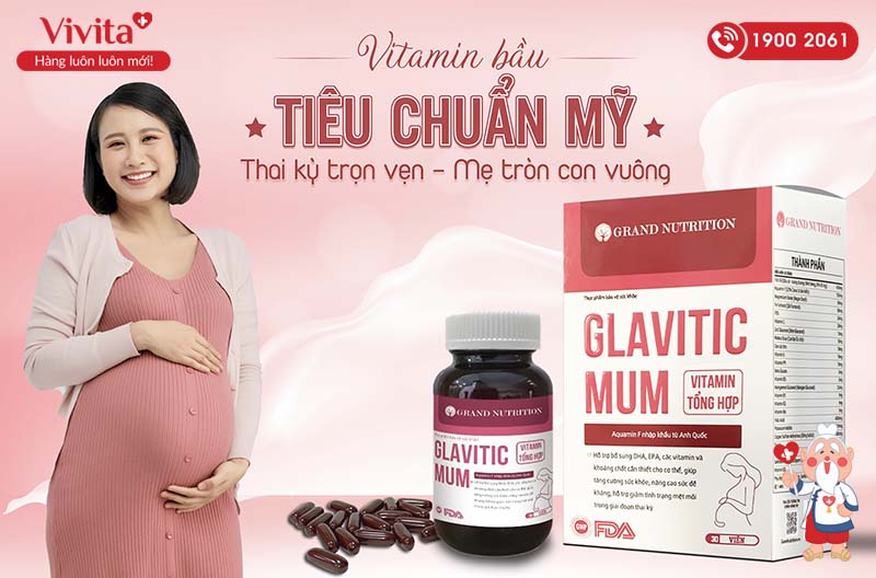 Vitamin Tổng Hợp Cho Bà Bầu Glavitic Mum