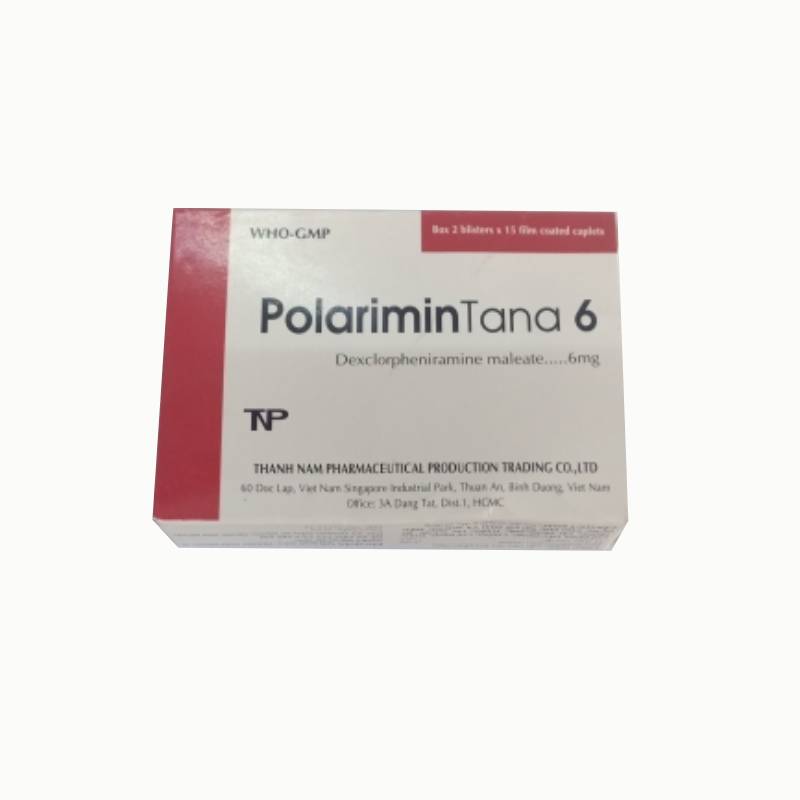 Thuốc chống dị ứng Polarimintana 6mg | Hộp 30 viên
