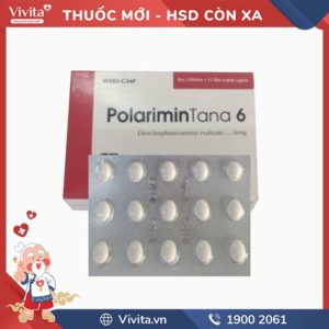 Thuốc chống dị ứng (Kháng Histamin) Polarimintana 6mg