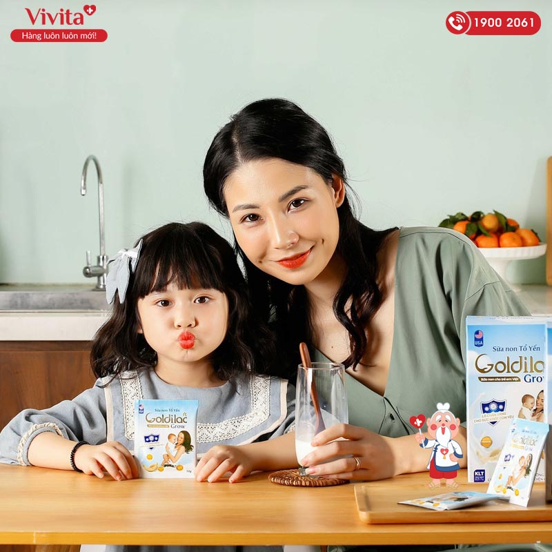 đối tượng dùng sữa non tổ yến goldilac grow