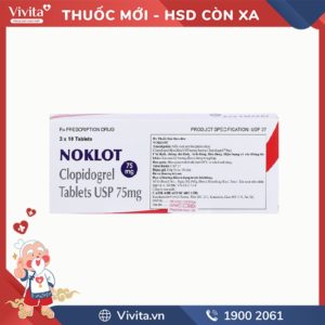 Thuốc ngăn ngừa đột quỵ Noklot